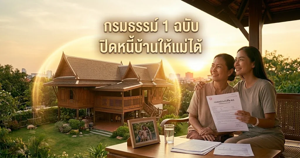 ประกันชีวิตคุ้มครองสินเชื่อบ้าน ครอบครัวไม่แบกหนี้เมื่อจากไป