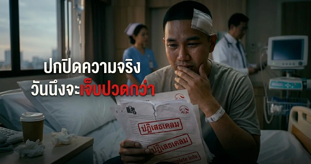 เปิดเผยประวัติสุขภาพตรงไปตรงมา ป้องกันปัญหาเวลาเคลมประกัน
