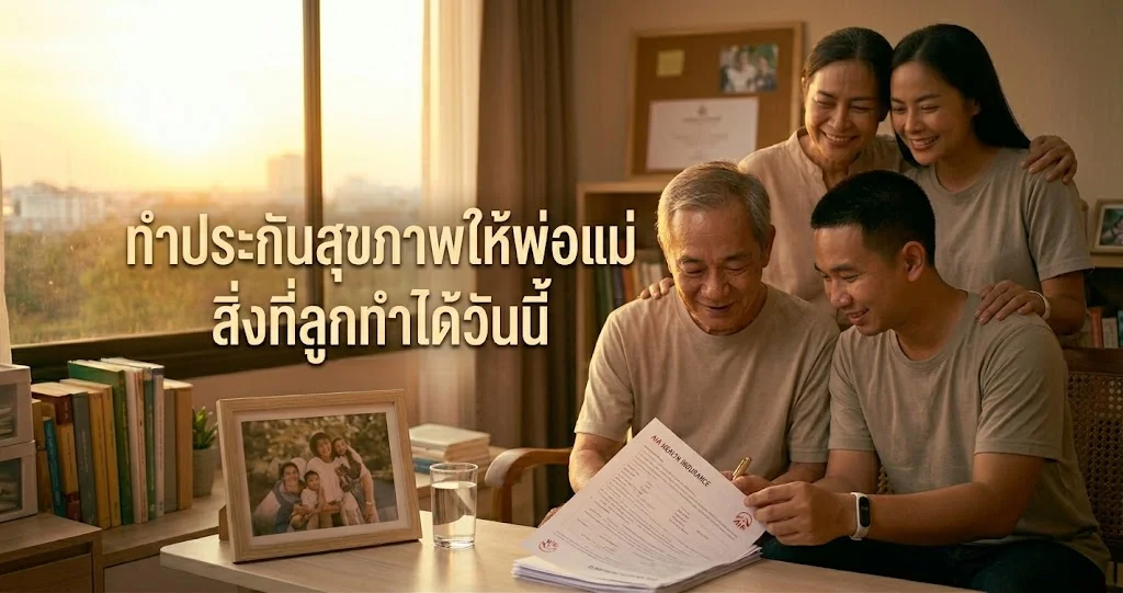 ประกันสุขภาพพ่อแม่สูงอายุ ดูแลค่ารักษาพยาบาลที่แพงขึ้นทุกปี