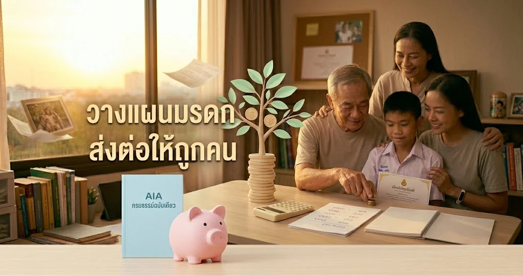 วางแผนมรดกด้วยประกันชีวิต ส่งต่อความมั่งคั่งให้ลูกหลานอย่างมีประสิทธิภาพ