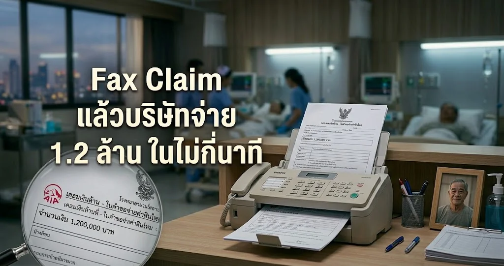 รีวิวเคลมประกันสุขภาพ AIA กว่าล้านบาท ขั้นตอนจริงและประสบการณ์ตรง