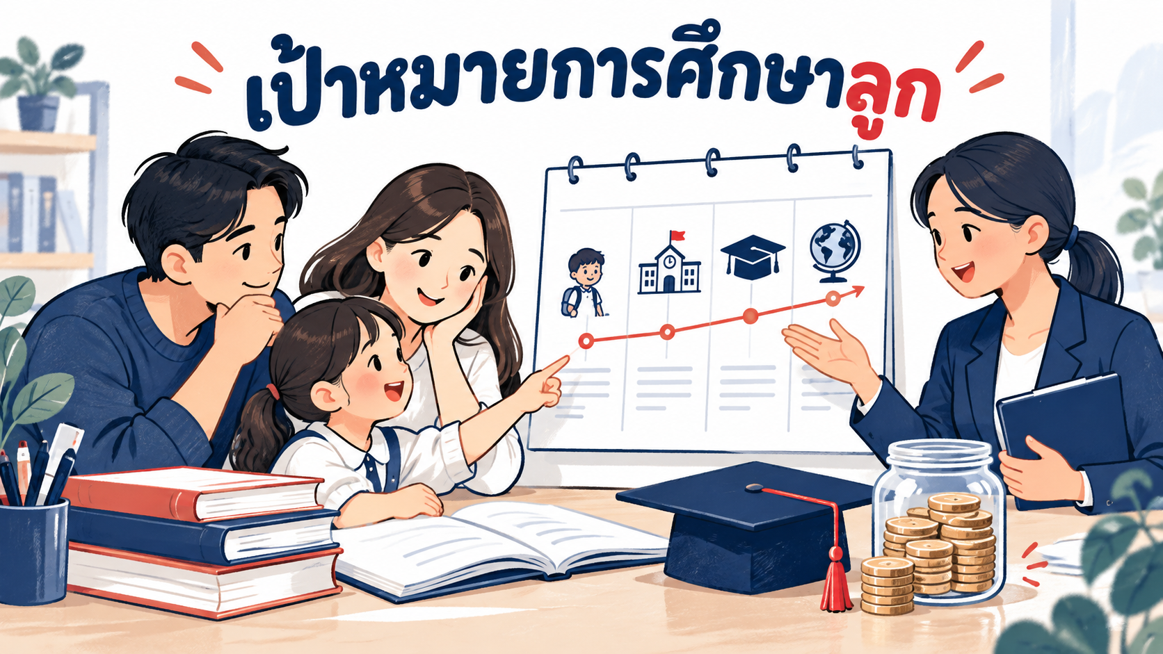 ภาพ Drawing ประกอบบทความ blog-aia-child-education-fund-plan ตอนที่ 1